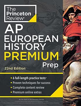 portada Princeton Review AP European History Premium Prep, 22nd Edition: 6 Practice Tests + Complete Content Review + Strategies & Techniques (en Inglés)