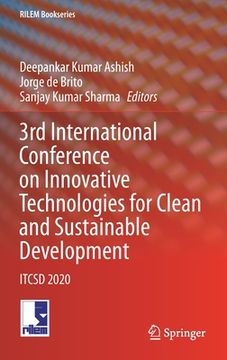 portada 3rd International Conference on Innovative Technologies for Clean and Sustainable Development: Itcsd 2020 (en Inglés)