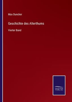 portada Geschichte des Alterthums: Vierter Band (en Alemán)