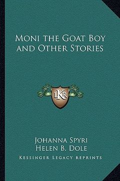 portada moni the goat boy and other stories (en Inglés)