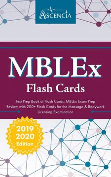 portada Mblex Test Prep Book of Flash Cards: Mblex Exam Prep Review With 200+ Flashcards for the Massage & Bodywork Licensing Examination 