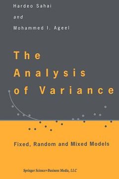 portada the analysis of variance: fixed, random and mixed models