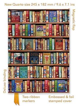 portada Bodleian Libraries: Hobbies & Pastimes Bookshelves (Foiled Quarto Journal) (Flame Tree fsc Quarto Notebook) (in English)
