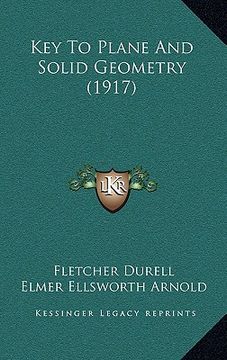 portada key to plane and solid geometry (1917) (en Inglés)