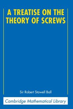 portada A Treatise on the Theory of Screws Paperback (Cambridge Mathematical Library) (en Inglés)
