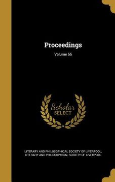 portada Proceedings; Volume 66 (en Inglés)