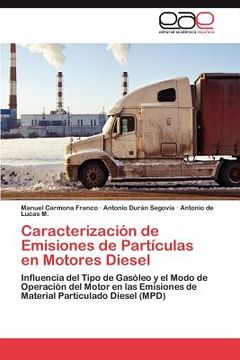 portada caracterizaci n de emisiones de part culas en motores diesel (en Inglés)