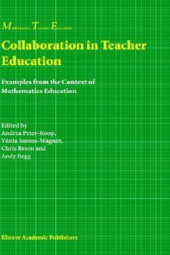 portada collaboration in teacher education: examples from the context of mathematics education (en Inglés)