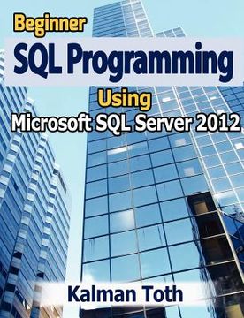 portada beginner sql programming using microsoft sql server 2012