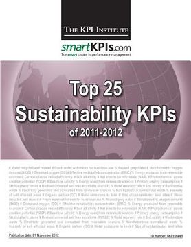 portada Top 25 Sustainability KPIs of 2011-2012 (en Inglés)