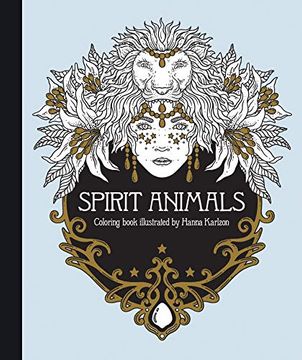 portada Spirit Animals Coloring Book: Published in Sweden as "Själsfränder" (in English)