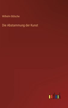 portada Die Abstammung der Kunst (en Alemán)