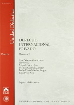 portada Derecho internacional privado vol II