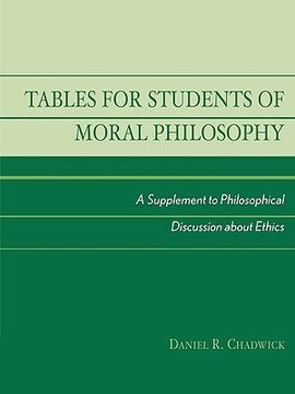 portada tables for students of moral philosophy: a supplement to philosophical discussion about ethics (en Inglés)