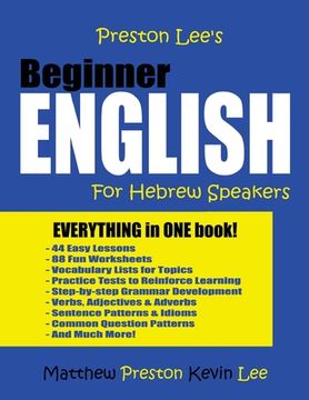 portada Preston Lee's Beginner English For Hebrew Speakers (en Inglés)