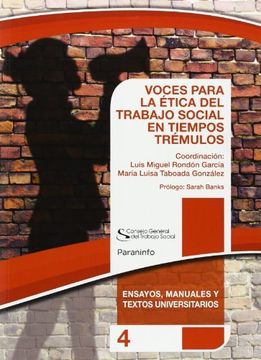 portada Voces Para la Etica del Trabajo Social en Tiempos Tremulos (in Spanish)