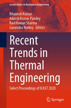 portada Recent Trends in Thermal Engineering: Select Proceedings of Icast 2020 (in English)