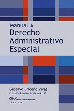 portada Manual de Derecho Administrativo Especial (in Spanish)