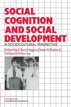 portada Social Cognition and Social Development: A Sociocultural Perspective (Cambridge Studies in Social and Emotional Development) (in English)
