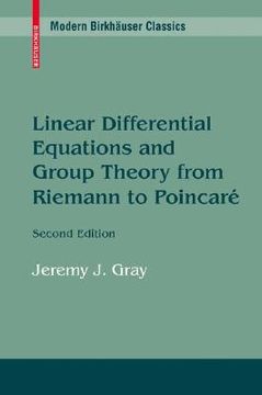 portada linear differential equations and group theory from riemann to poincare