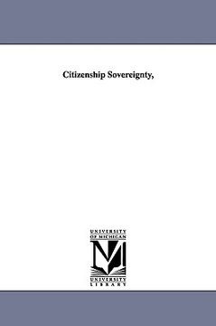 portada citizenship sovereignty, (en Inglés)