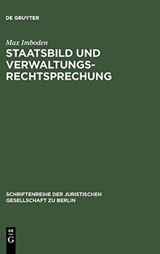 portada Staatsbild und Verwaltungsrechtsprechung (en Alemán)