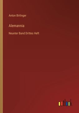 portada Alemannia: Neunter Band Drittes Heft (in German)