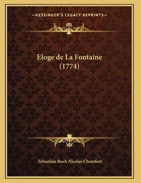 portada Eloge de La Fontaine (1774) (in French)