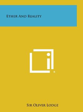portada Ether and Reality