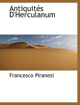 portada Antiquités D'Herculanum (en Francés)