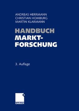 portada Handbuch Marktforschung: Methoden - Anwendungen - Praxisbeispiele