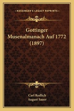 portada Gottinger Musenalmanach Auf 1772 (1897) (en Alemán)