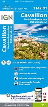 portada Cavaillon Fontain-De-Vaucluse 1: 25 000 (in French)