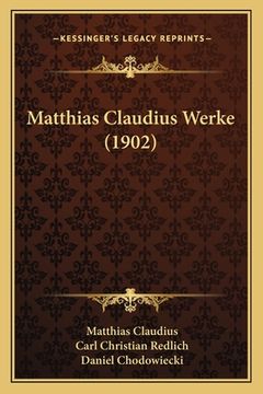 portada Matthias Claudius Werke (1902) (en Alemán)