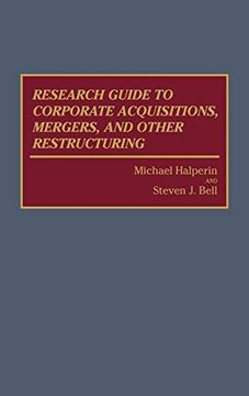 portada Research Guide to Corporate Acquisitions, Mergers, and Other Restructuring 