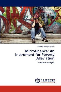portada microfinance: an instrument for poverty alleviation (en Inglés)