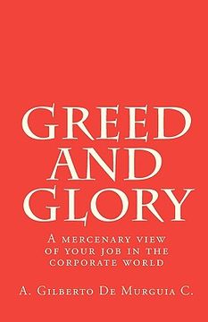 portada greed and glory (en Inglés)
