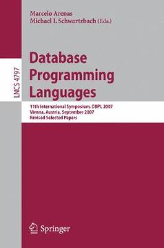 portada database programming languages (in English)