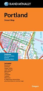 portada Rand Mcnally Folded Map: Portland Street map (en Inglés)