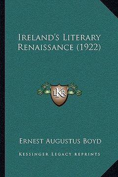 portada ireland's literary renaissance (1922)