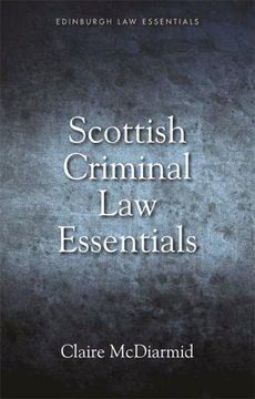 portada Scottish Criminal law Essentials (Edinburgh law Essentials) (en Inglés)