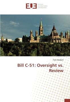 portada Bill C-51: Oversight vs. Review