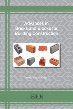 portada Advances in Bricks and Blocks for Building Construction (en Inglés)