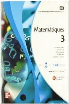 portada (cat).(12).matematiques 3r.eso (in Catalá)