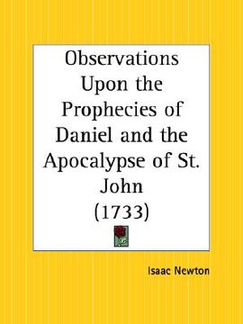 portada observations upon the prophecies of daniel and the apocalypse of st. john (in English)