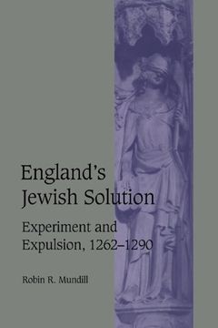 portada England's Jewish Solution: Experiment and Expulsion, 1262 1290 (Cambridge Studies in Medieval Life and Thought: Fourth Series) (en Inglés)