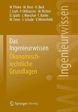 portada Das Ingenieurwissen: Okonomisch-Rechtliche Grundlagen