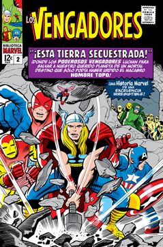 portada Biblioteca Marvel los Vengadores 2. 1964-65: The Avengers 7-12 usa
