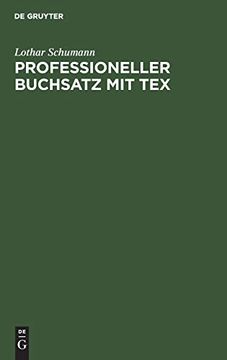 portada Professioneller Buchsatz mit tex (in German)