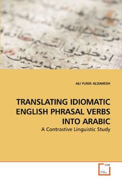 portada translating idiomatic english phrasal verbs into arabic (en Inglés)